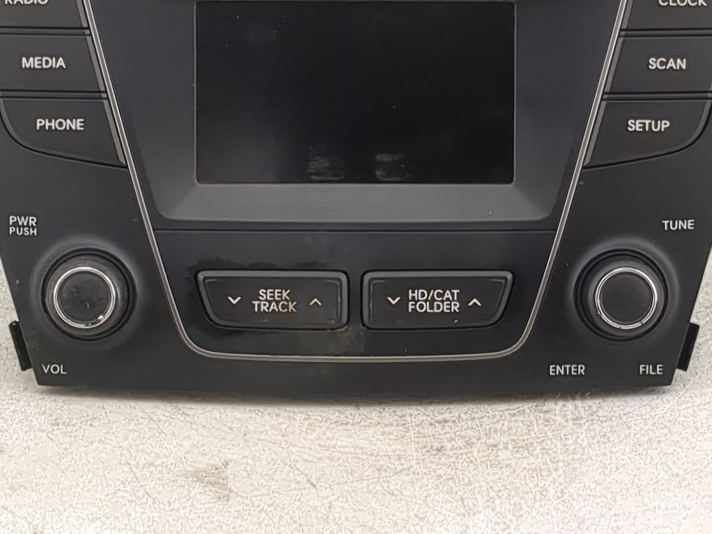 2013-2016 Hyundai Santa Fe Radio AM FM Cd Player Receiver Replacement P/N:96180B89514X AM943DMAN Fits Fits 2013 2014 2015 20
