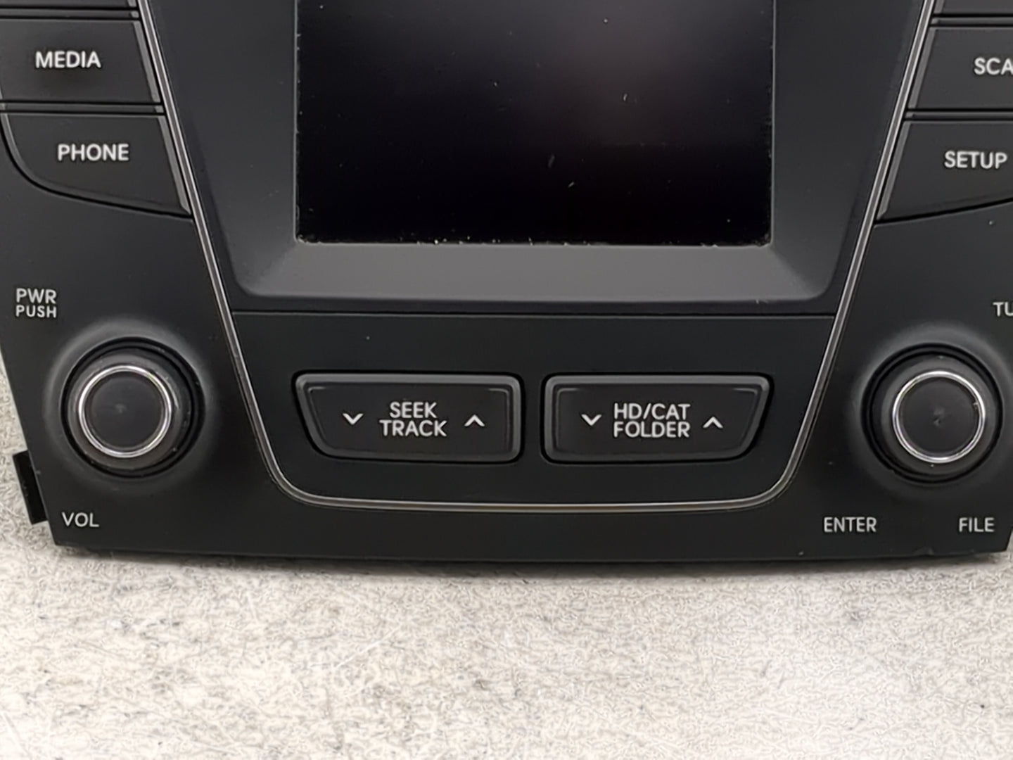 2013-2016 Hyundai Santa Fe Radio AM FM Cd Player Receiver Replacement P/N:96180-B89514X AM943DMAN Fits Fits 2013 2014 2015 2