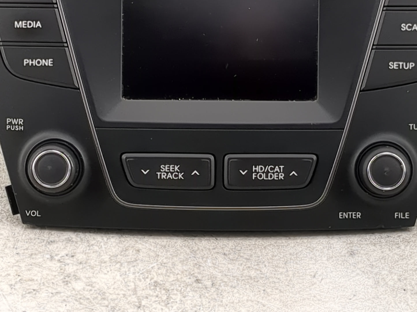 2013-2016 Hyundai Santa Fe Radio AM FM Cd Player Receiver Replacement P/N:96180-B89514X AM943DMAN Fits Fits 2013 2014 2015 2