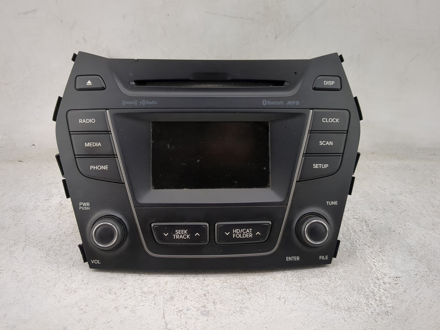 2013-2016 Hyundai Santa Fe Radio AM FM Cd Player Receiver Replacement P/N:96180-B89514X 96180B89514X Fits Fits 2013 2014 201