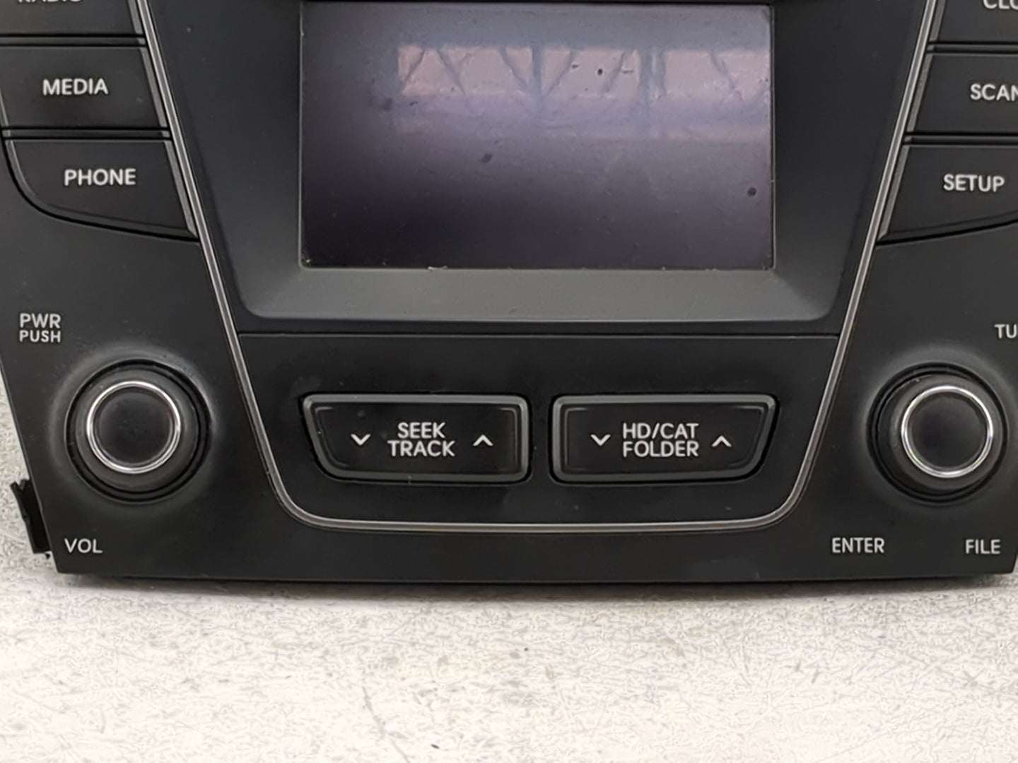 2013-2016 Hyundai Santa Fe Radio AM FM Cd Player Receiver Replacement P/N:96180-B89514X 96180B89514X Fits Fits 2013 2014 201