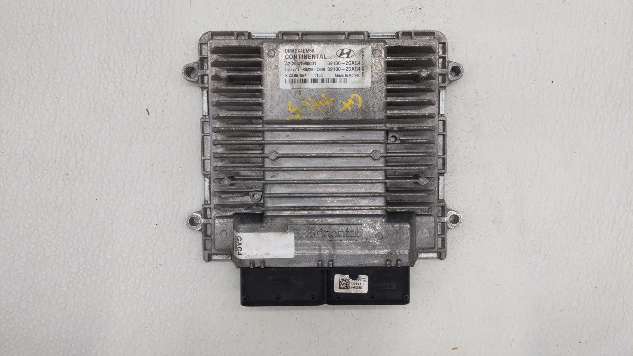 2016 Hyundai Santa Fe PCM Engine Control Computer ECU ECM PCU OEM P/N:39130-2GAG5 39130-2GAG1, 39100-2GAG1, 39130-2GAG2 Fits