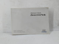 2016 Hyundai Santa Fe Owners Manual Book Guide OEM Used Auto Parts - Oemusedautoparts1.com