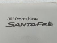 2016 Hyundai Santa Fe Owners Manual Book Guide OEM Used Auto Parts - Oemusedautoparts1.com