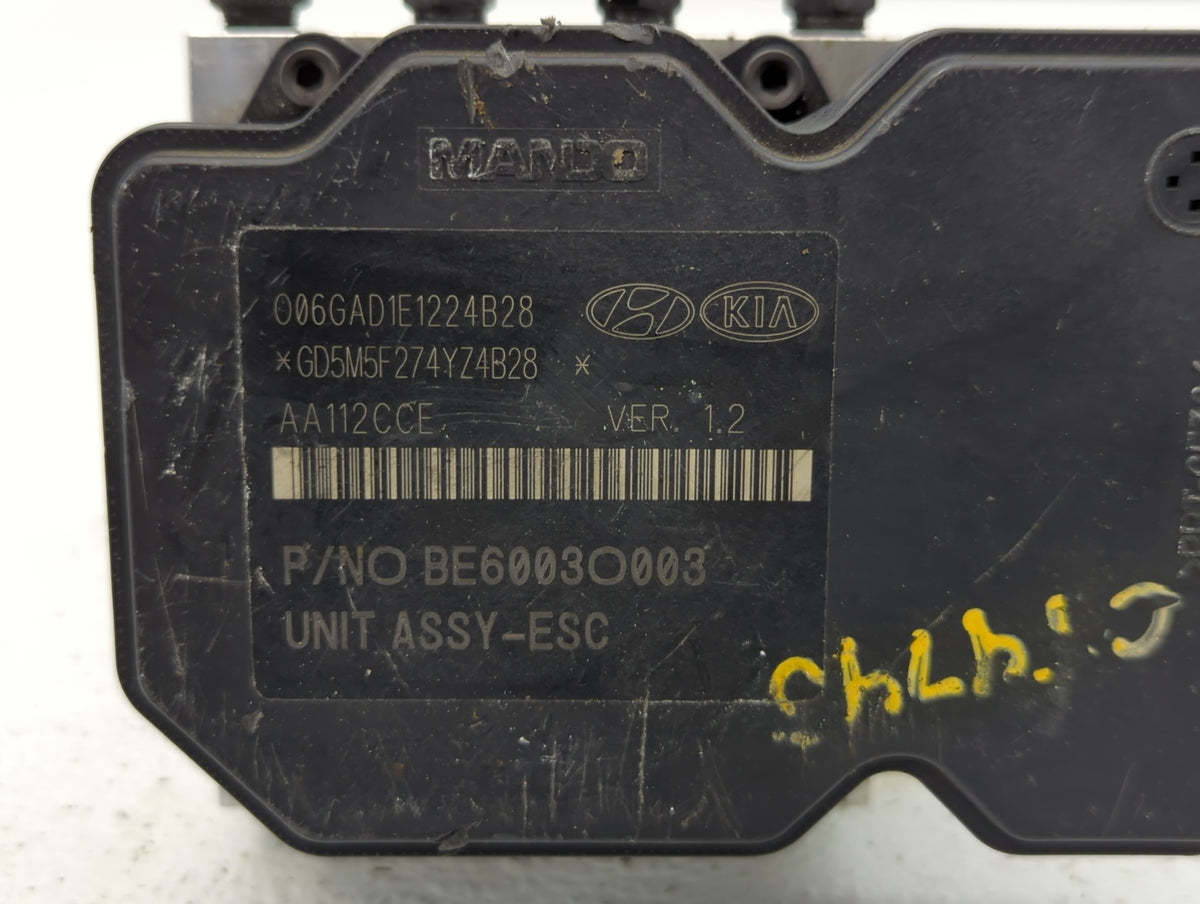2013-2016 Hyundai Santa Fe Anti-Lock Brake ABS Pump Module Actuator OEM P/N:58920-B8700 58920-3Q500 Fits Fits 2013 2014 2015