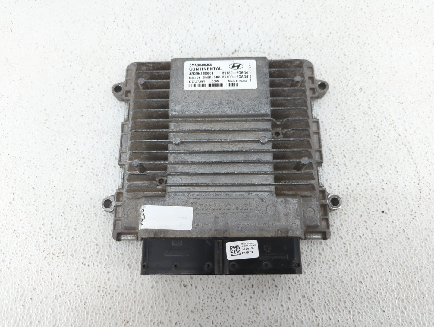 2016 Hyundai Santa Fe PCM Engine Control Computer ECU ECM PCU OEM P/N:39100-2GAG5 39130-2GAG5, 39100-2GAG0, 39130-2GAG0 Fits