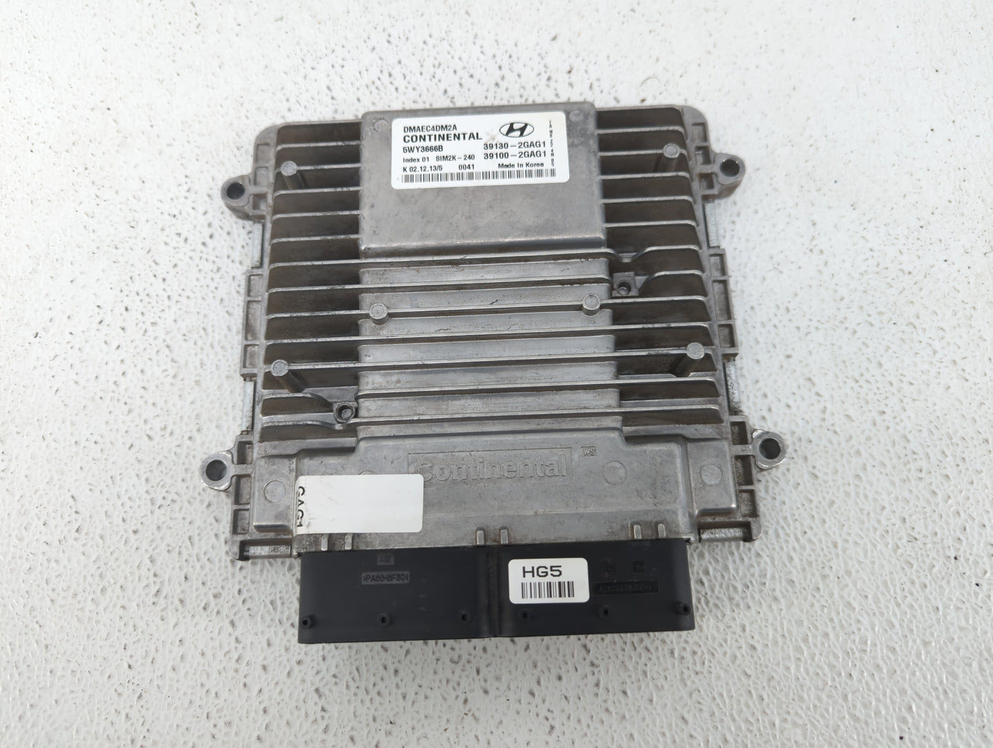 2016 Hyundai Santa Fe PCM Engine Control Computer ECU ECM PCU OEM P/N:39100-2GAG5 39130-2GAG5, 39100-2GAG0, 39130-2GAG0 Fits