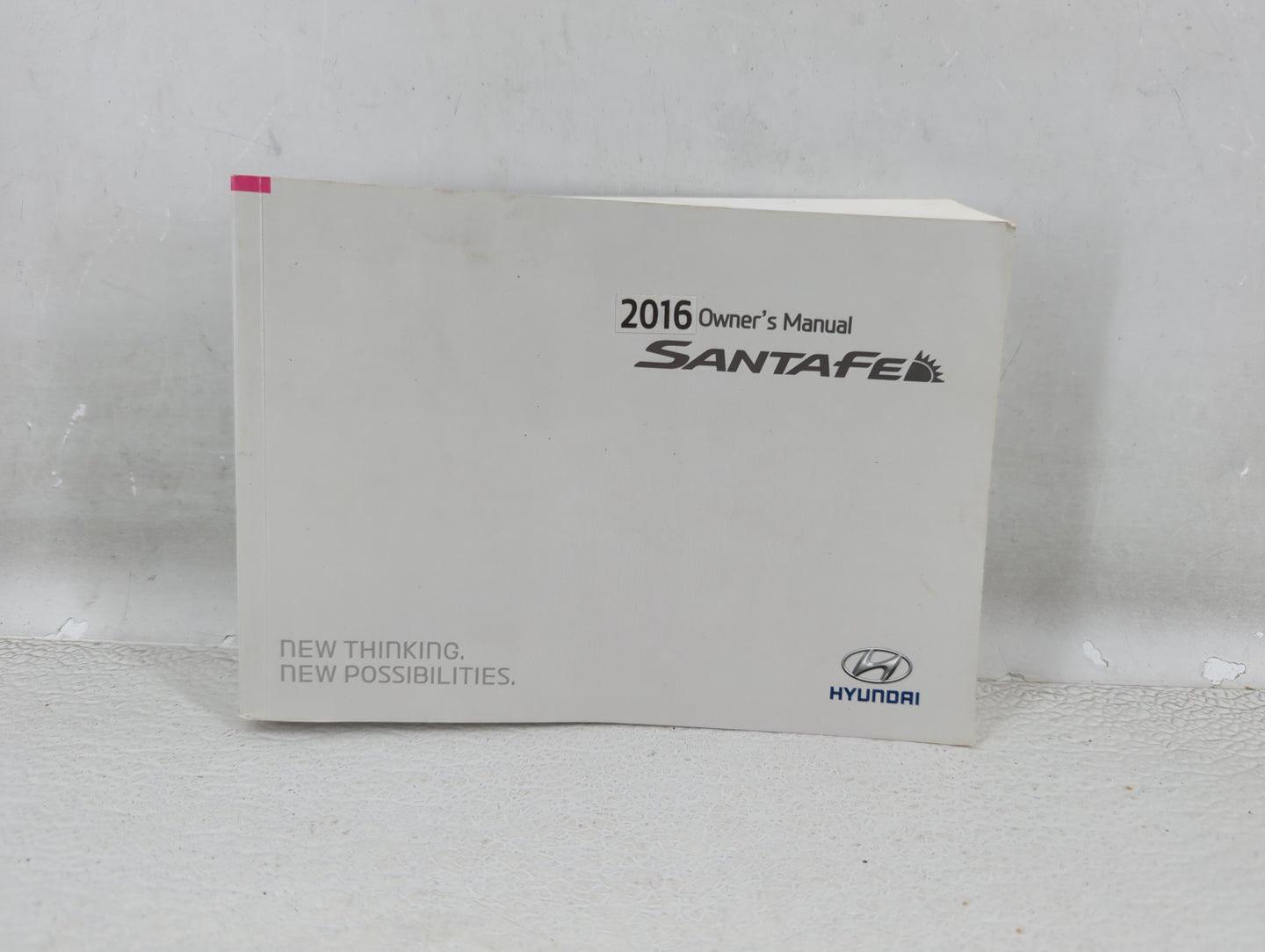 2016 Hyundai Santa Fe Owners Manual Book Guide P/N:FB80-EU51D OEM Used Auto Parts - Oemusedautoparts1.com