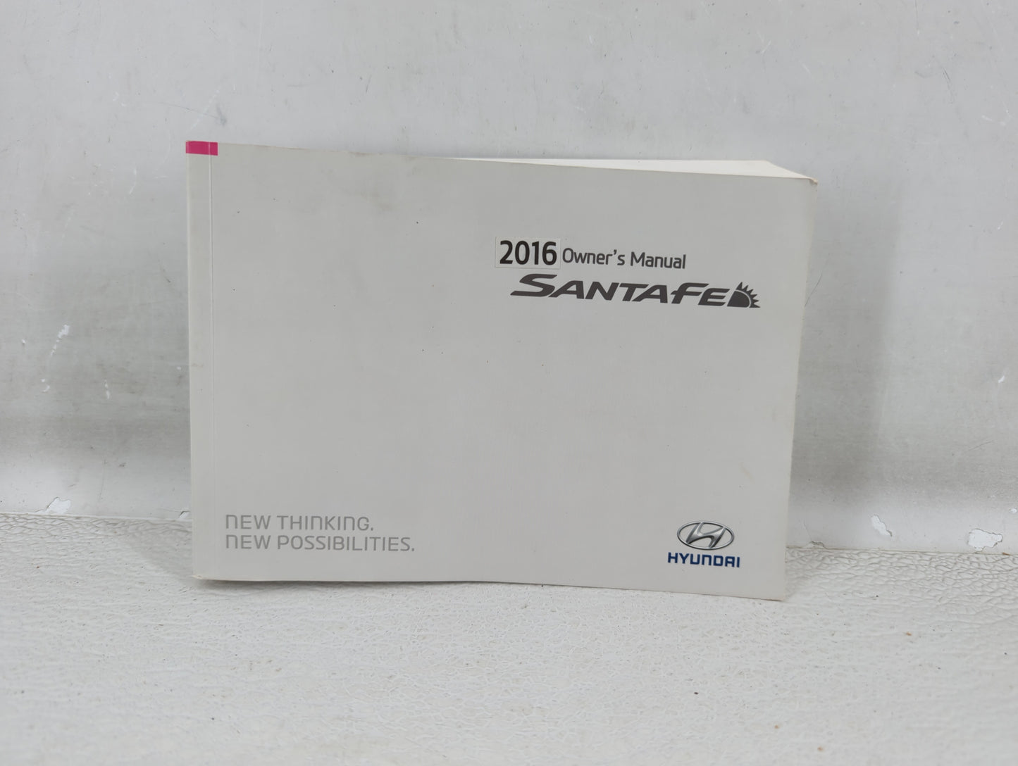 2016 Hyundai Santa Fe Owners Manual Book Guide P/N:FB80-EU51D OEM Used Auto Parts - Oemusedautoparts1.com