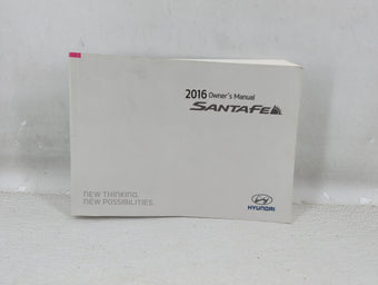 compare product 2016 Hyundai Santa Fe Owners Manual Book Guide P/N:FB80-EU51D OEM Used Auto Parts