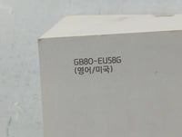 2016 Hyundai Santa Fe Owners Manual Book Guide P/N:GB80-EU58G OEM Used Auto Parts - Oemusedautoparts1.com