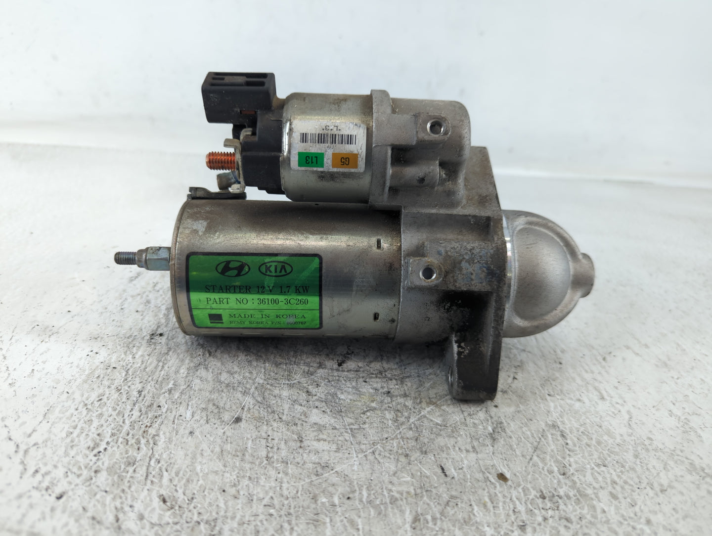 2015-2018 Hyundai Santa Fe Car Starter Motor Solenoid OEM P/N:36100-3C260 Fits Fits 2015 2016 2017 2018 2019 2020 OEM Used A