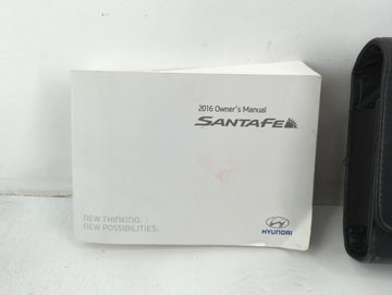 2016 Hyundai Santa Fe Owners Manual Book Guide P/N:GB80-EU56F OEM Used Auto Parts