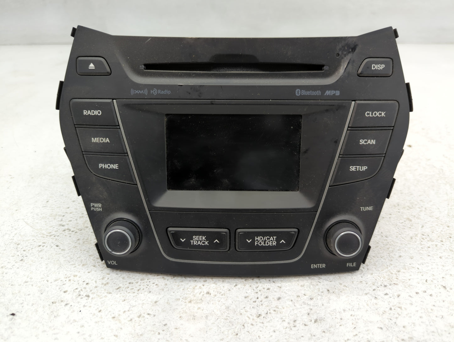 2013-2016 Hyundai Santa Fe Radio AM FM Cd Player Receiver Replacement P/N:96180-B89514X Fits Fits 2013 2014 2015 2016 OEM Us