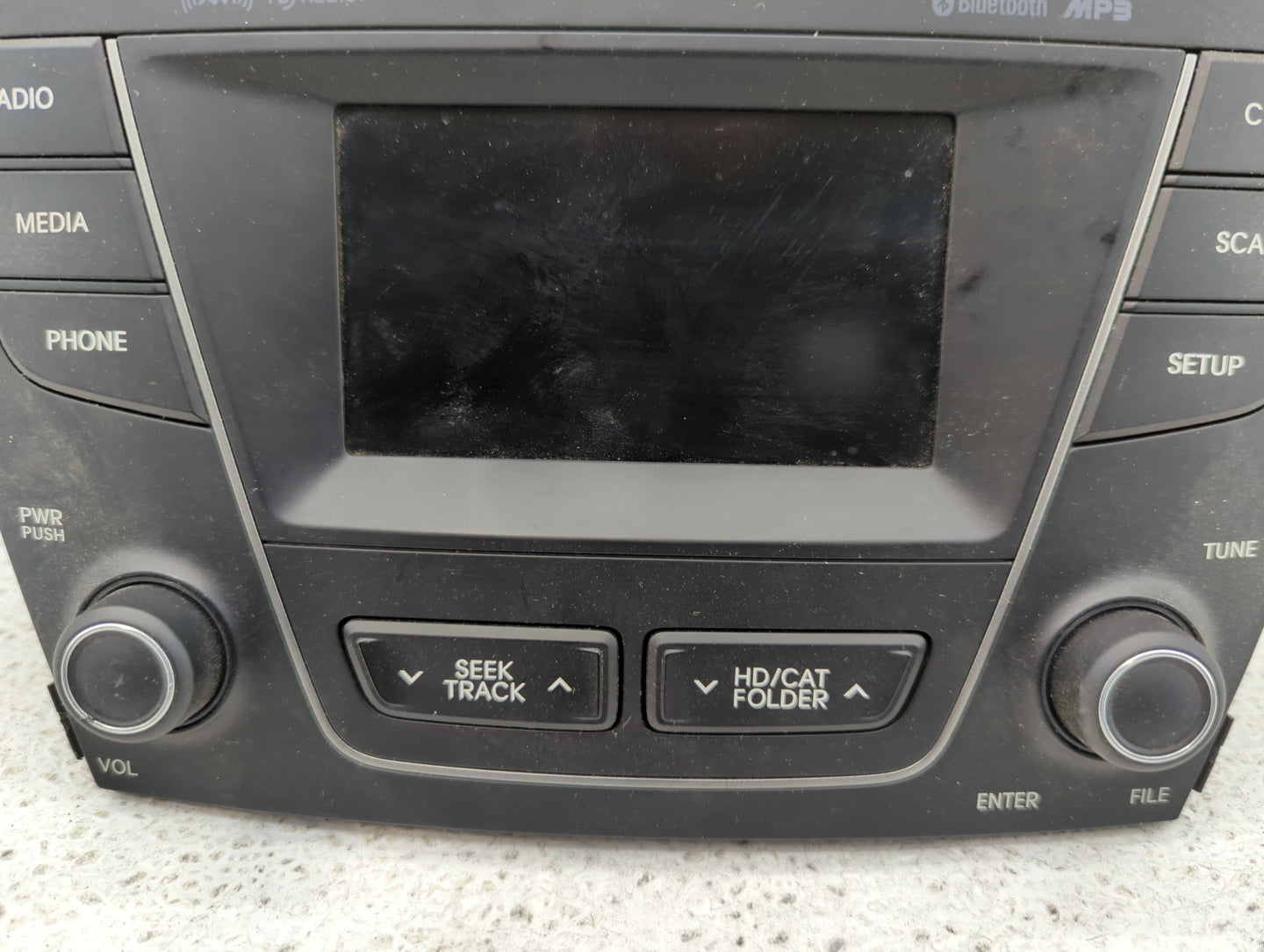2013-2016 Hyundai Santa Fe Radio AM FM Cd Player Receiver Replacement P/N:96180-B89514X Fits Fits 2013 2014 2015 2016 OEM Us