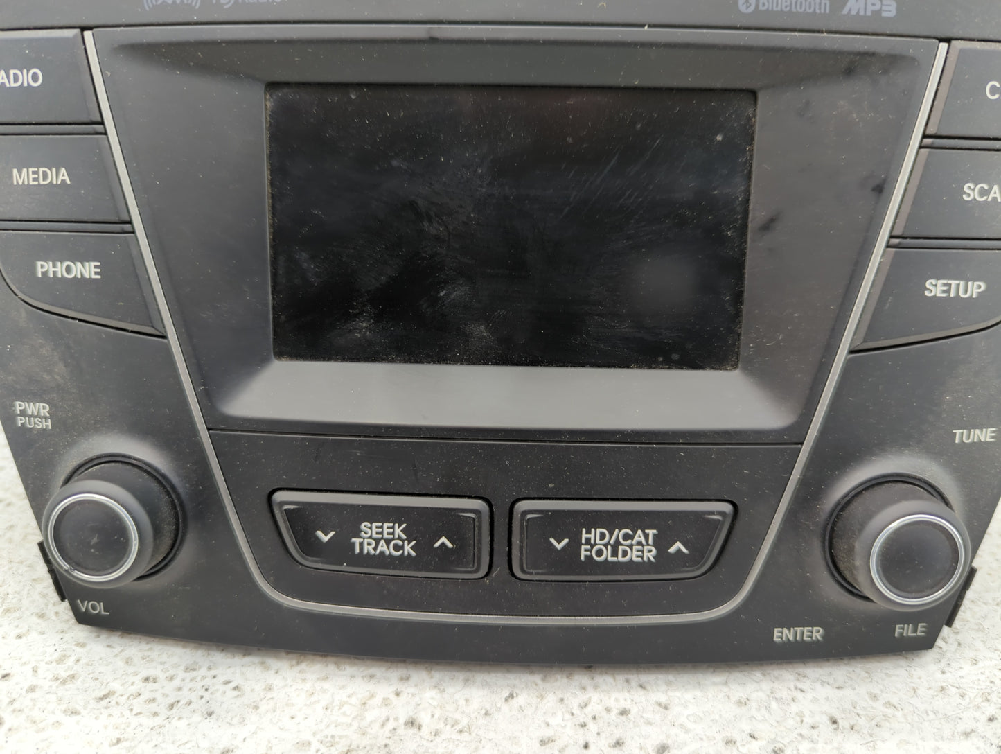 2013-2016 Hyundai Santa Fe Radio AM FM Cd Player Receiver Replacement P/N:96180-B89514X Fits Fits 2013 2014 2015 2016 OEM Us