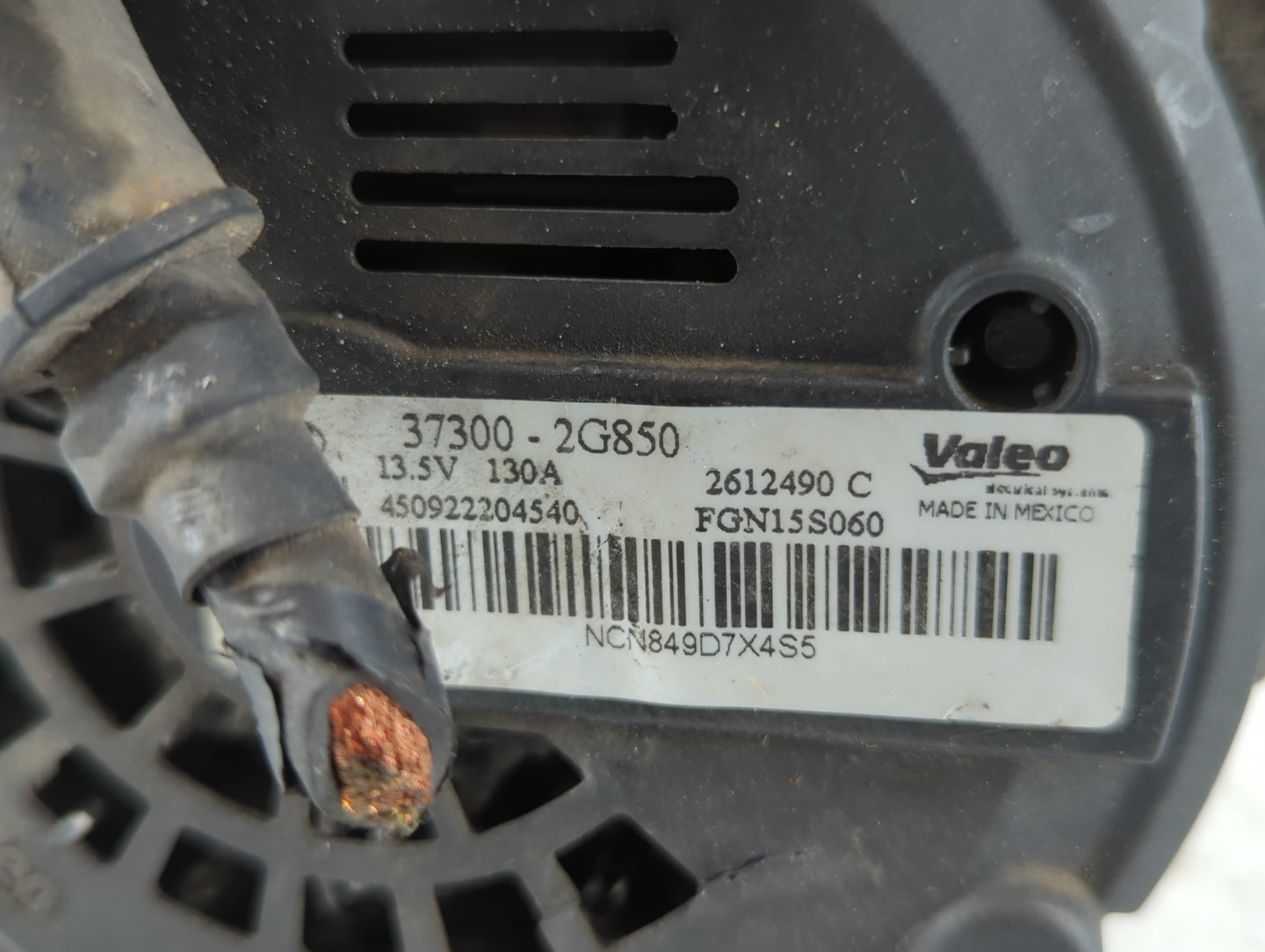 2016 Hyundai Santa Fe Alternator Replacement Generator Charging Assembly Engine OEM P/N:37300-2G850 Fits Fits 2014 2015 OEM 