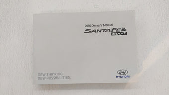 compare product 2016 Hyundai Santa Fe Sport Owners Manual Book Guide OEM Used Auto Parts