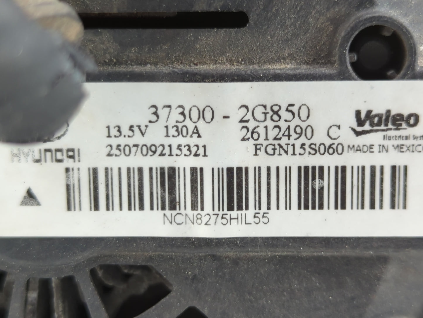 2016 Hyundai Santa Fe Sport Alternator Replacement Generator Charging Assembly Engine OEM P/N:37300-2G850 Fits Fits 2014 201