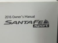 2016 Hyundai Santa Fe Sport Owners Manual Book Guide OEM Used Auto Parts - Oemusedautoparts1.com