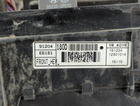 2016-2017 Hyundai Sonata Fusebox Fuse Box Panel Relay Module P/N:91204 E6181 Fits Fits 2016 2017 OEM Used Auto Parts - Oemus