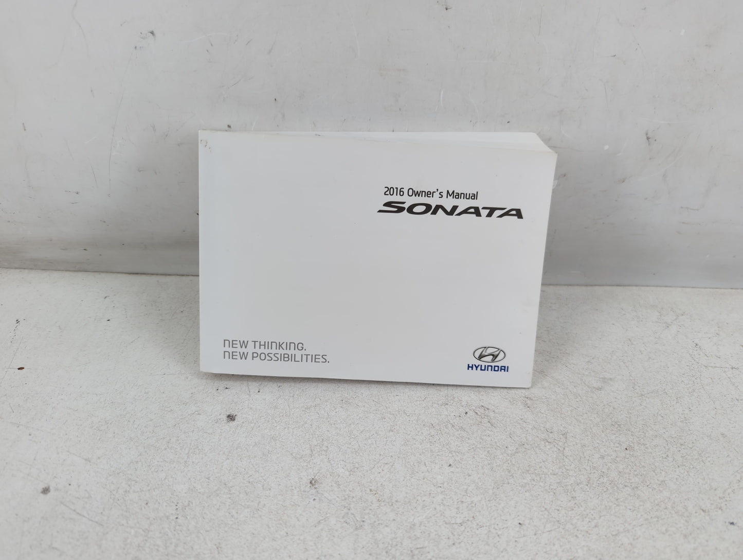 2016 Hyundai Sonata Owners Manual Book Guide P/N:GC10-EU50B OEM Used Auto Parts - Oemusedautoparts1.com