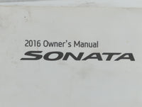2016 Hyundai Sonata Owners Manual Book Guide P/N:GC10-EU61C OEM Used Auto Parts - Oemusedautoparts1.com