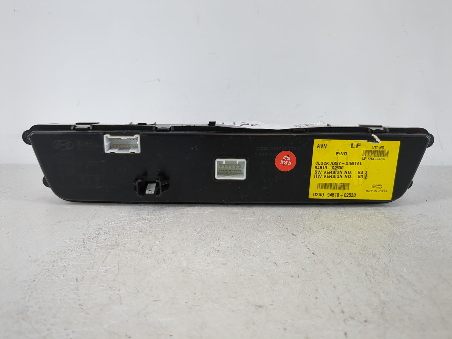 2016-2017 Hyundai Sonata Radio AM FM Cd Player Receiver Replacement P/N:94510-C2530 Fits Fits 2016 2017 OEM Used Auto Parts 