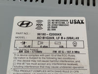2015-2017 Hyundai Sonata Radio AM FM Cd Player Receiver Replacement P/N:96180-C20004X Fits Fits 2015 2016 2017 OEM Used Auto
