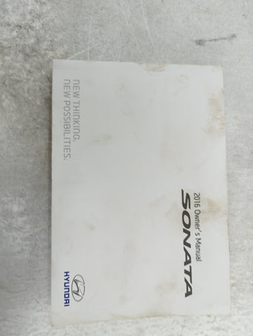2016 Hyundai Sonata Owners Manual Book Guide OEM Used Auto Parts - Oemusedautoparts1.com