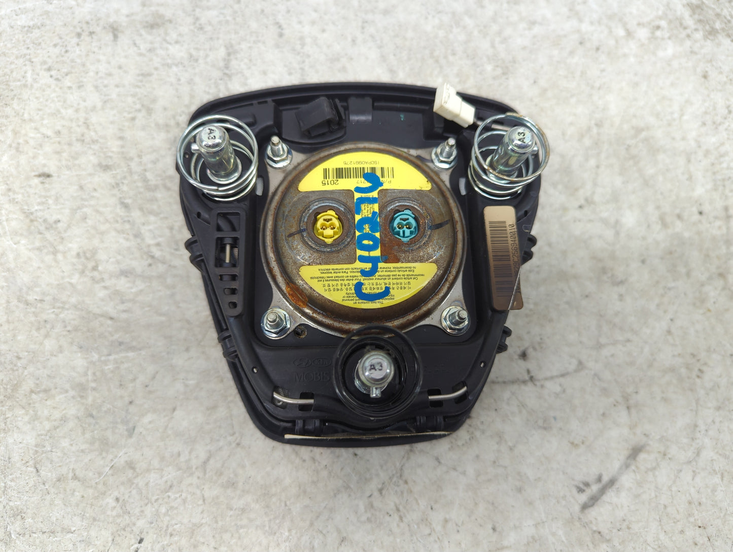 2015-2017 Hyundai Sonata Air Bag Driver Left Steering Wheel Mounted - Oemusedautoparts1.com