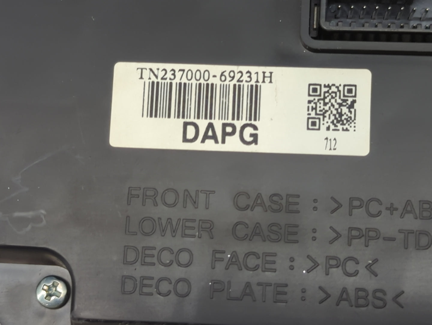 2015-2017 Hyundai Sonata Climate Control Module Temperature AC/Heater Replacement Fits Fits 2015 2016 2017 OEM Used Auto Par