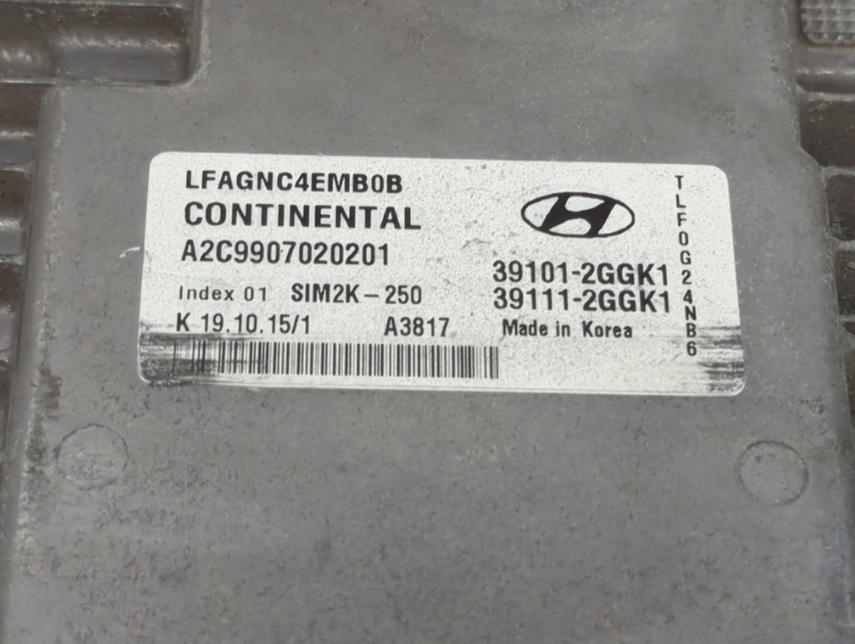 2015-2017 Hyundai Sonata PCM Engine Control Computer ECU ECM PCU OEM P/N:39101-2GGK1 39111-2GGK1 Fits Fits 2015 2016 2017 OE