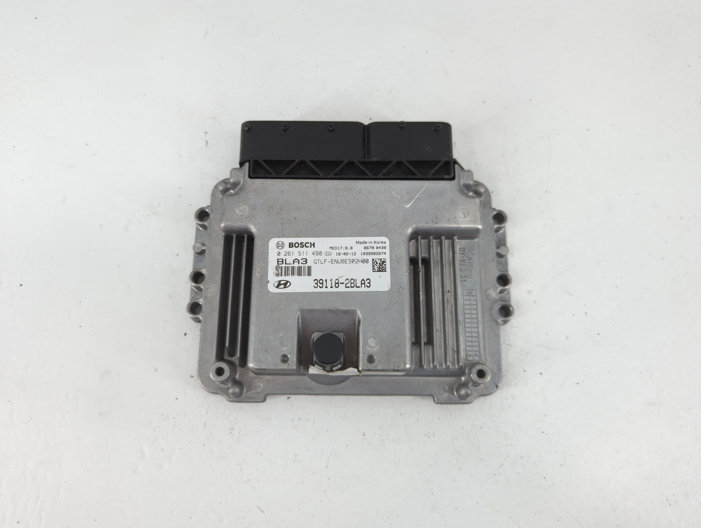 2015-2017 Hyundai Sonata PCM Engine Control Computer ECU ECM PCU OEM P/N:39118-2BLA3 Fits Fits 2015 2016 2017 OEM Used Auto 