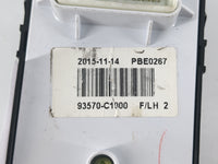 2015-2019 Hyundai Sonata Master Power Window Switch Replacement Driver Side Left P/N:93570-C1000 Fits OEM Used Auto Parts - 
