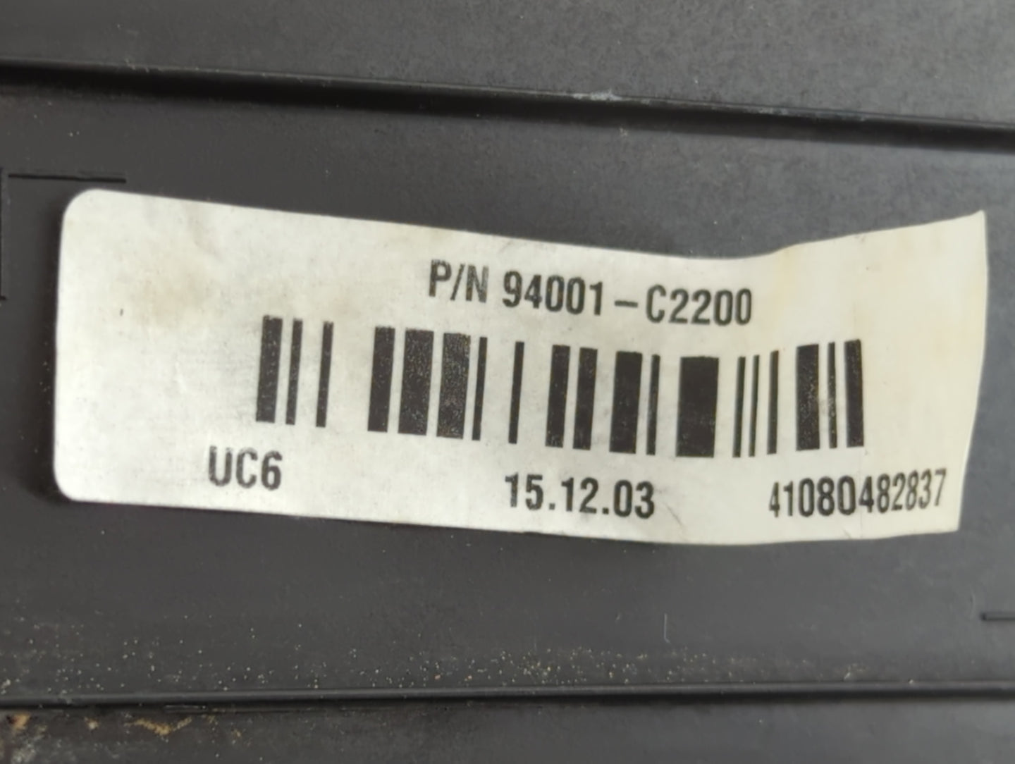 2015-2017 Hyundai Sonata Instrument Cluster Speedometer Gauges P/N:94001-C2200 Fits Fits 2015 2016 2017 OEM Used Auto Parts 