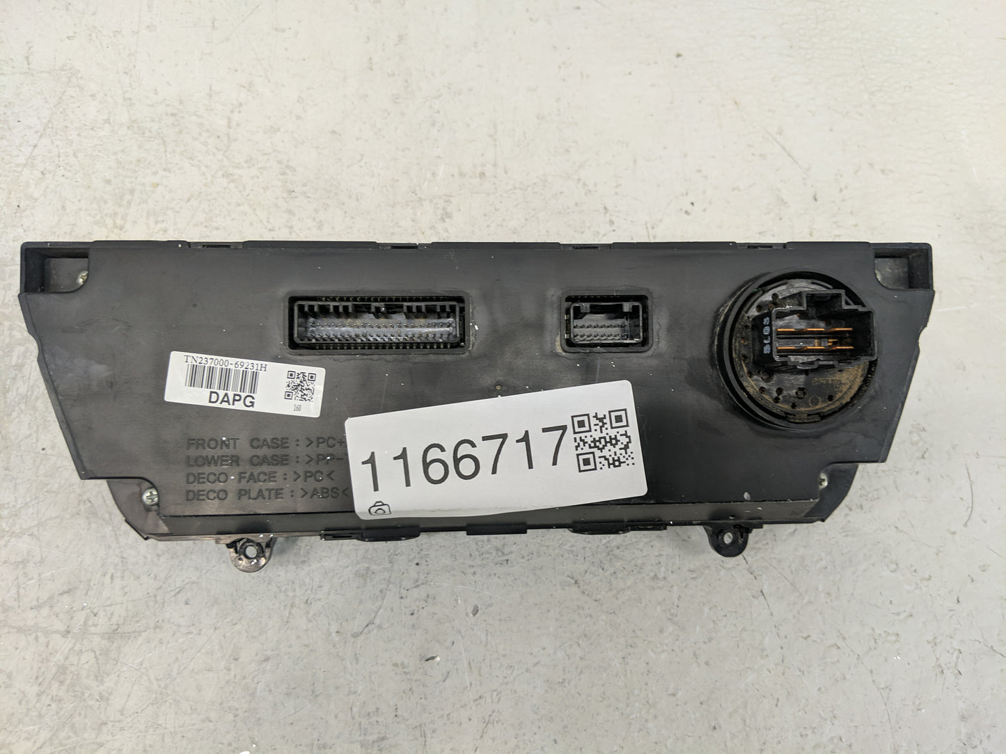 2016-2017 Hyundai Sonata Climate Control Module Temperature AC/Heater Replacement P/N:TN237000-69231H Fits Fits 2016 2017 OE