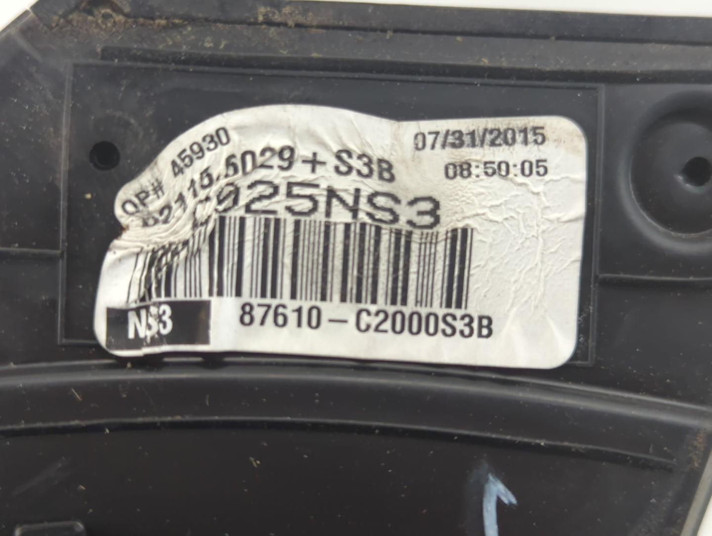 2016 Hyundai Sonata Driver Side View Mirror - Left Door Mirror OEM Used - Oemusedautoparts1.com