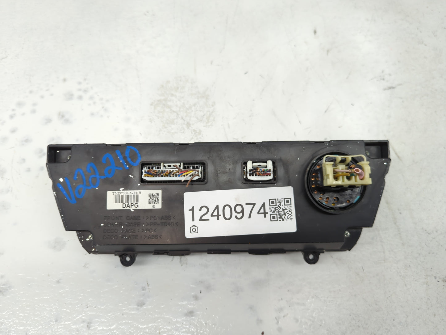 2016-2017 Hyundai Sonata Climate Control Module Temperature AC/Heater Replacement P/N:TN237000-69231H Fits Fits 2016 2017 OE