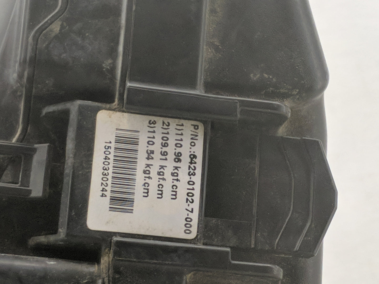 2016-2017 Hyundai Sonata Fusebox Fuse Box Panel Relay Module P/N:6423-0102-7-000 Fits Fits 2016 2017 OEM Used Auto Parts - O