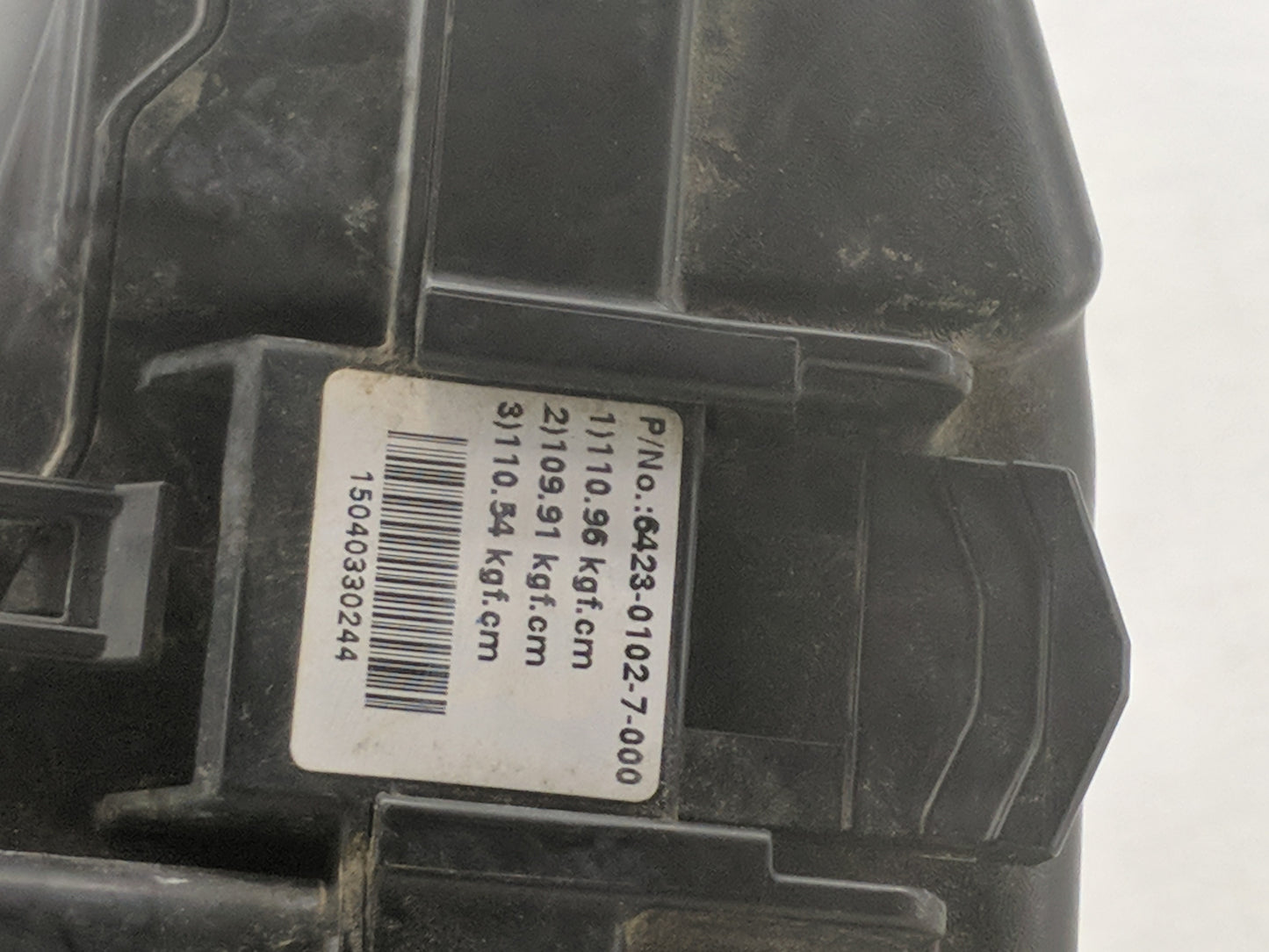 2016-2017 Hyundai Sonata Fusebox Fuse Box Panel Relay Module P/N:6423-0102-7-000 Fits Fits 2016 2017 OEM Used Auto Parts - O