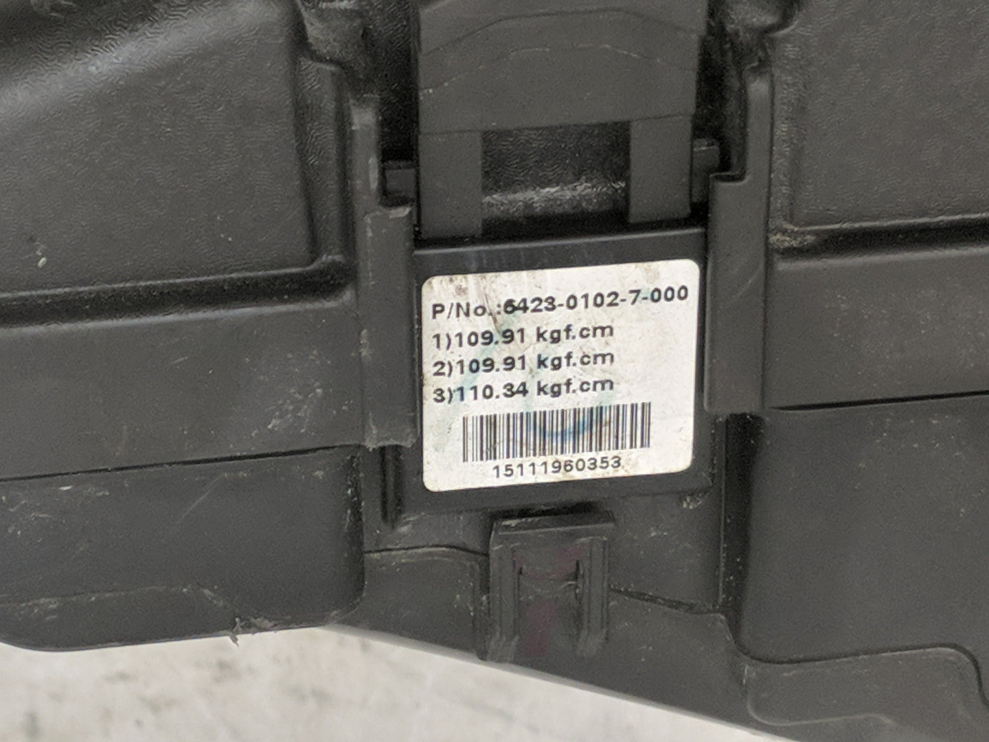 2016-2017 Hyundai Sonata Fusebox Fuse Box Panel Relay Module P/N:6423-0102-7-000 Fits Fits 2016 2017 OEM Used Auto Parts - O