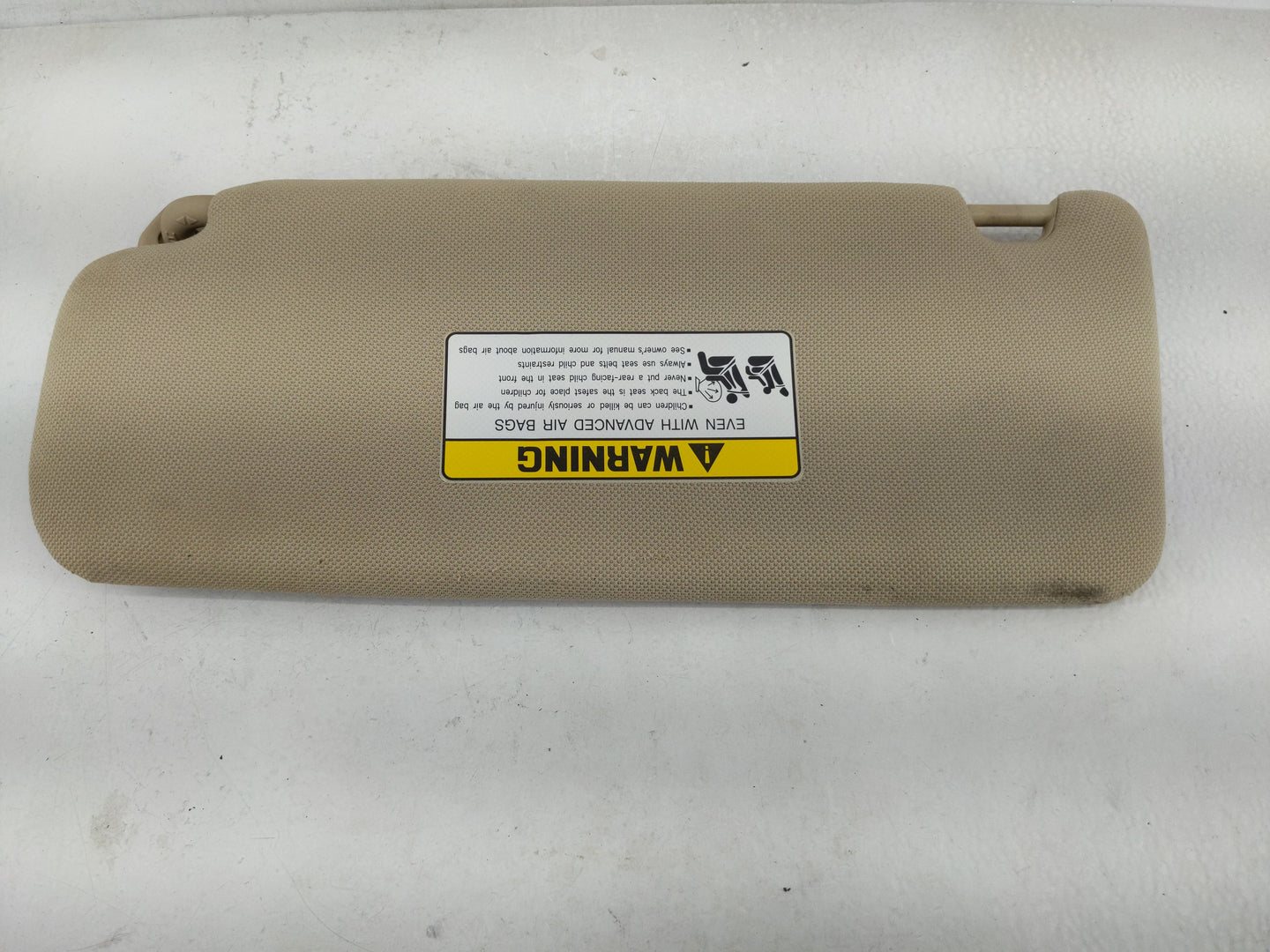 2015-2019 Hyundai Sonata Sun Visor Shade Replacement Passenger Right Mirror Fits Fits 2015 2016 2017 2018 2019 OEM Used Auto