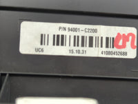 2016-2017 Hyundai Sonata Instrument Cluster Speedometer Gauges P/N:94001-C2200 Fits Fits 2016 2017 OEM Used Auto Parts - Oem