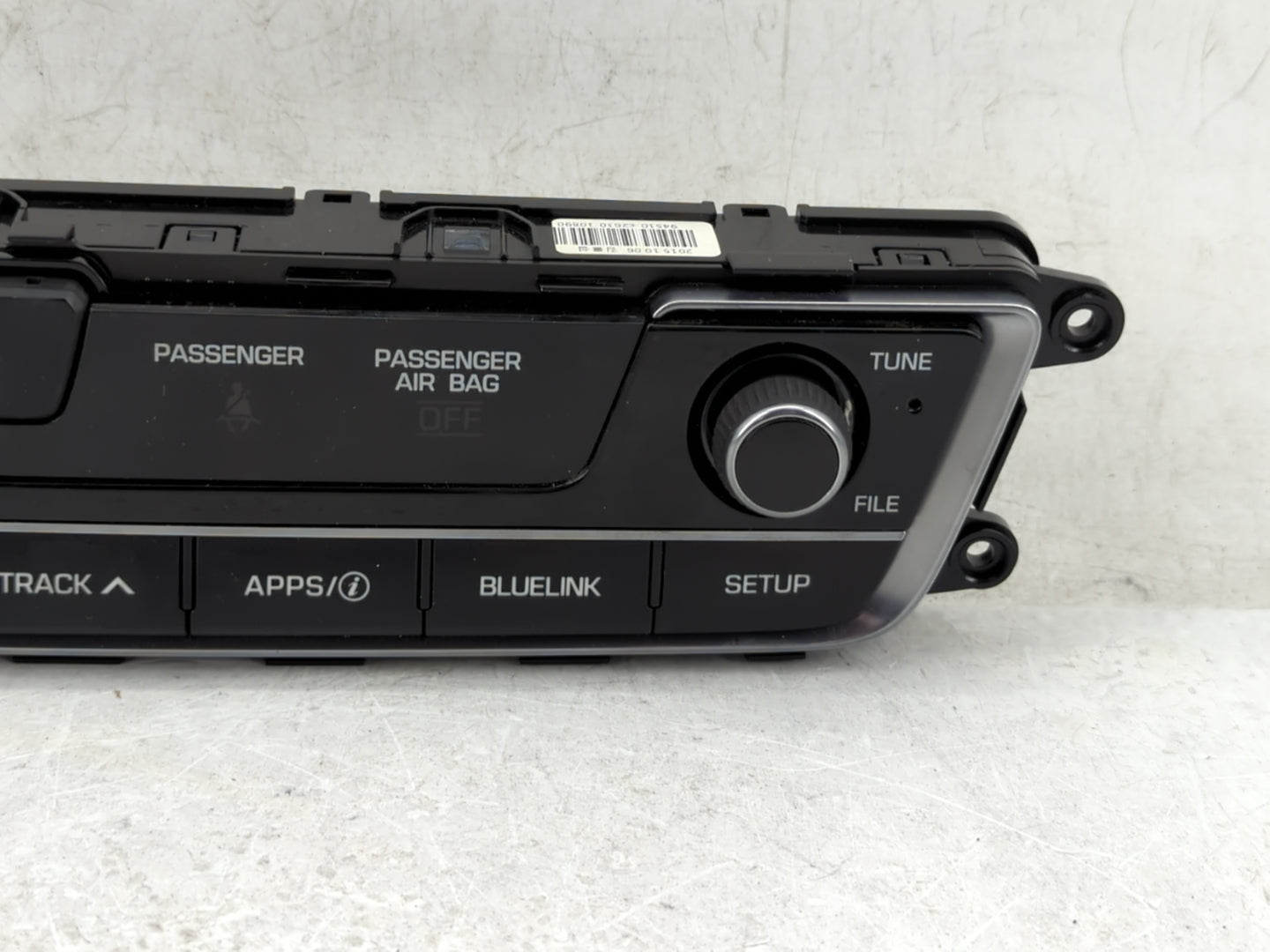 2015-2017 Hyundai Sonata Climate Control Module Temperature AC/Heater Replacement P/N:94510-C2530 Fits Fits 2015 2016 2017 O