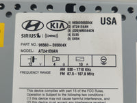 2016 Hyundai Sonata Radio AM FM Cd Player Receiver Replacement P/N:96560-E65504X Fits OEM Used Auto Parts - Oemusedautoparts