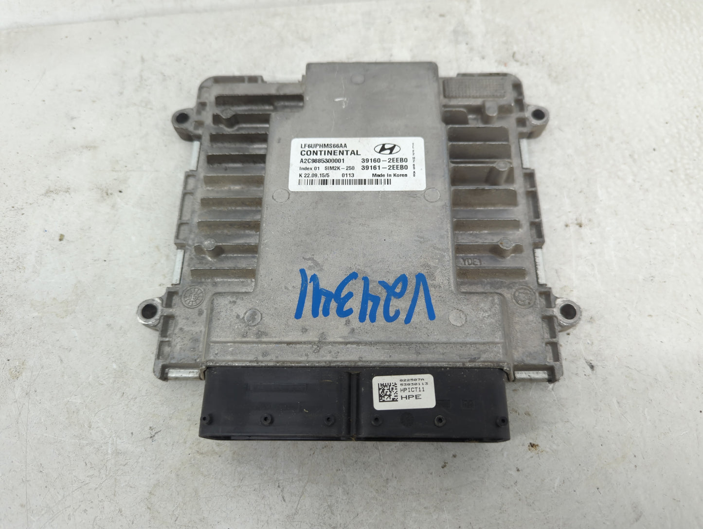 2016-2017 Hyundai Sonata PCM Engine Control Computer ECU ECM PCU OEM P/N:39161-2EEB0 39160-2EEB0 Fits Fits 2016 2017 OEM Use