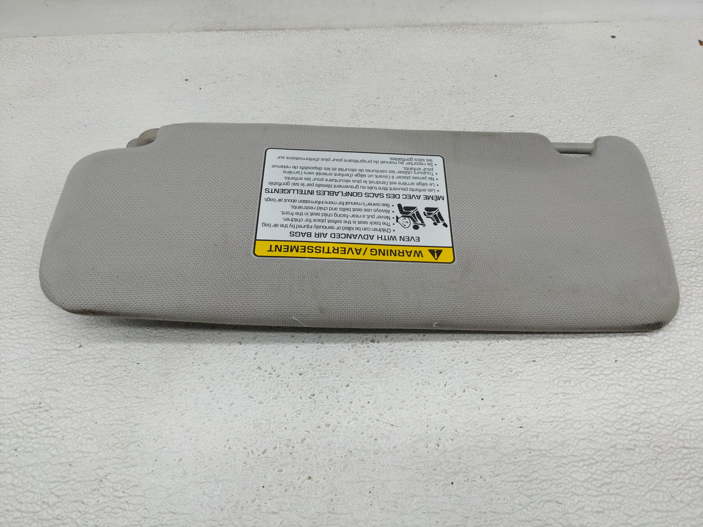 2016-2019 Hyundai Sonata Sun Visor Shade Replacement Passenger Right Mirror Fits Fits 2016 2017 2018 2019 OEM Used Auto Part
