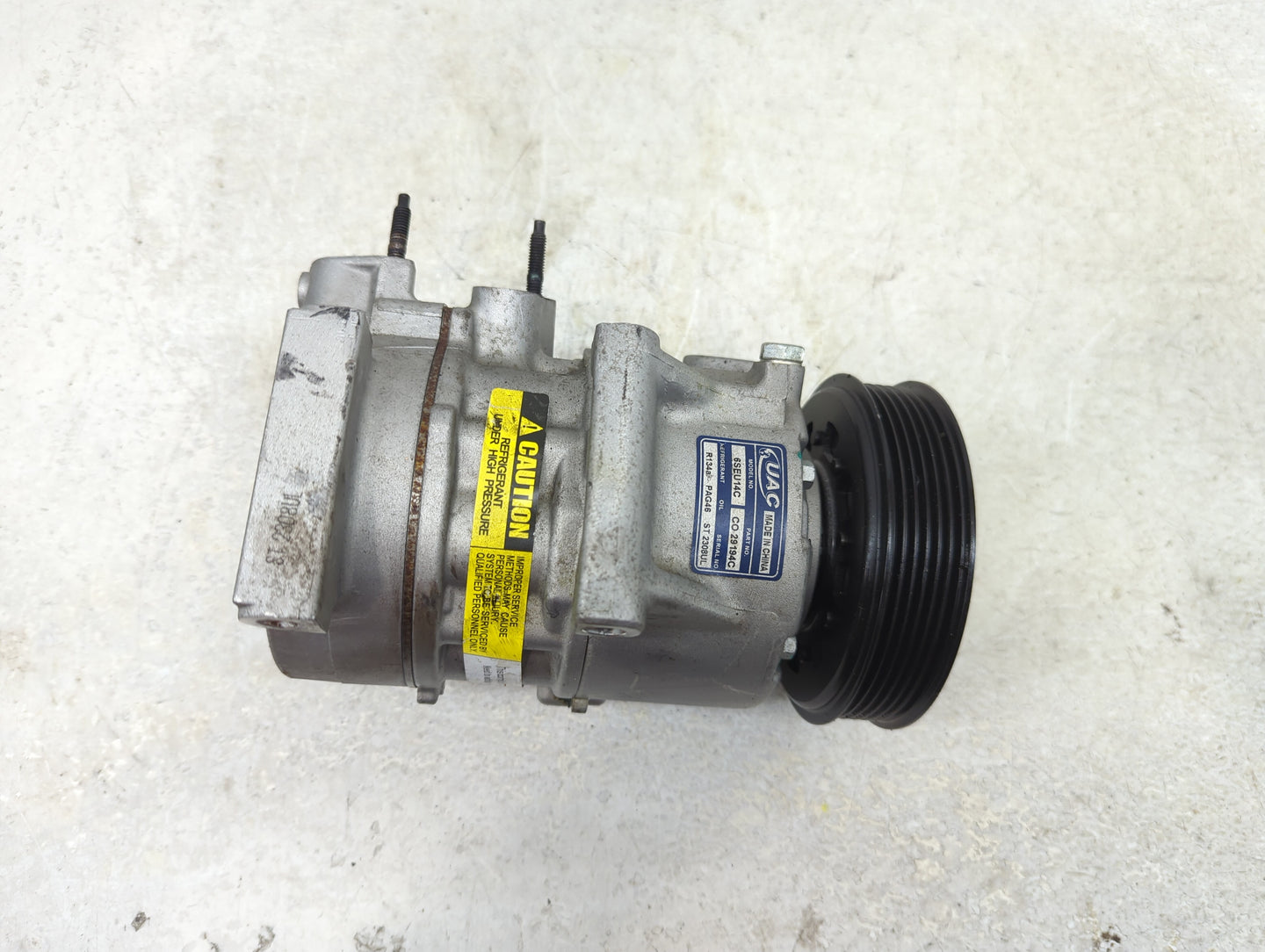 2015-2017 Hyundai Sonata Air Conditioning A/c Ac Compressor Oem - Oemusedautoparts1.com
