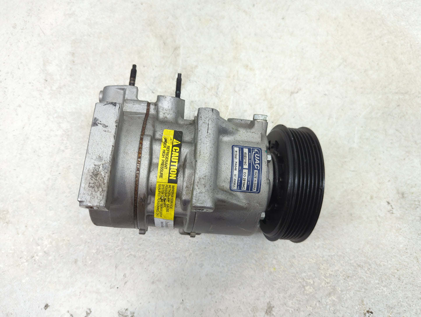 2015-2017 Hyundai Sonata Air Conditioning A/c Ac Compressor Oem - Oemusedautoparts1.com